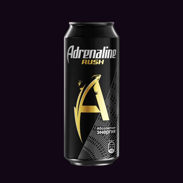 Энергетический напиток Adrenaline Rush 0.5л Энергетический напиток Adrenaline Rush 0.5л